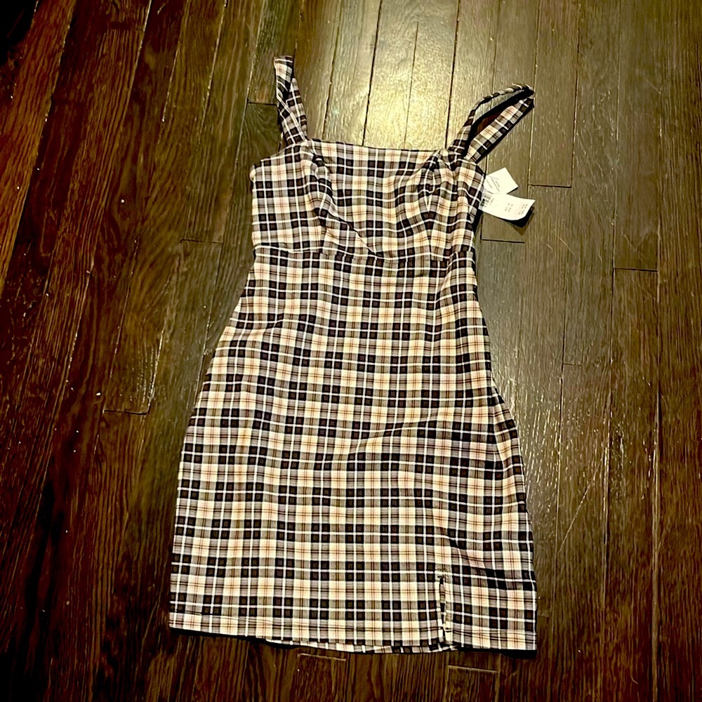 Plaid Mini Dress